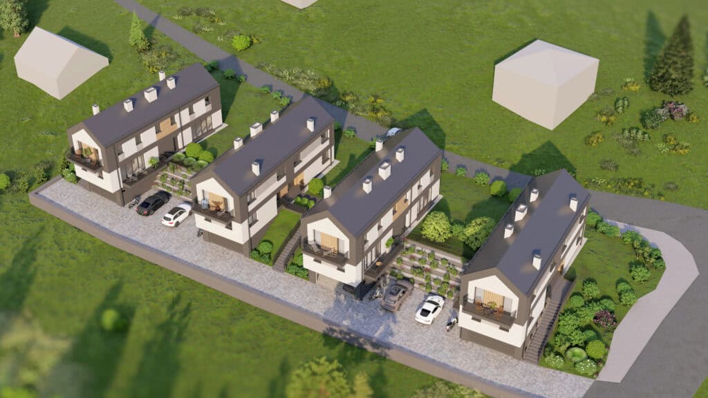 Wizualizacja budynku Rzeszowskie Krupówki Rehouse Development Rzeszów