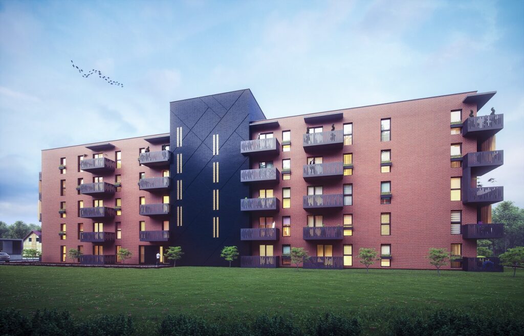 Wizualizacja budynku Dębowy Park 2.0 Rehouse Development Rzeszów