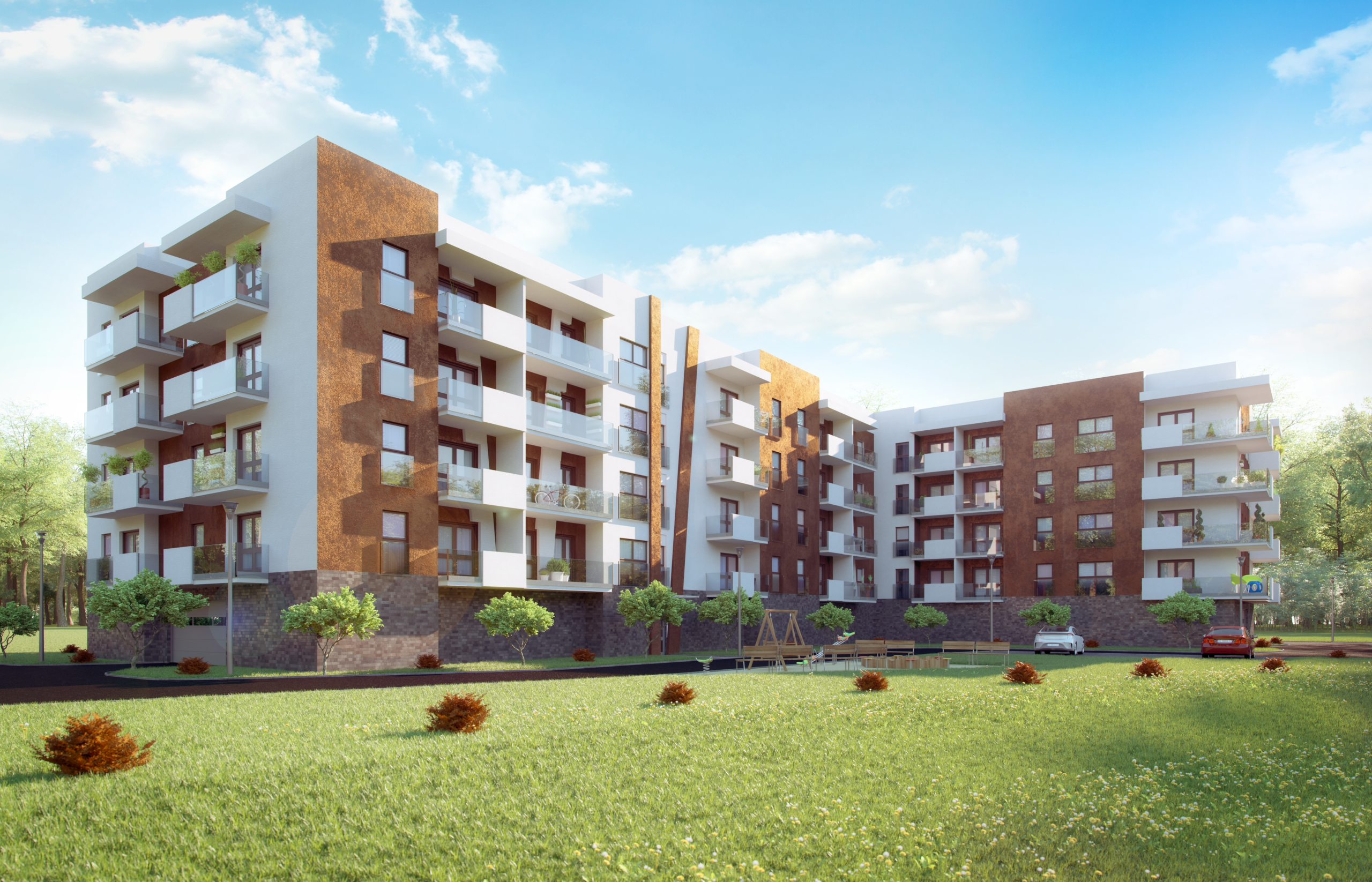 Inwestycje Dębowy Park 1.0 Rehouse Development Rzeszów