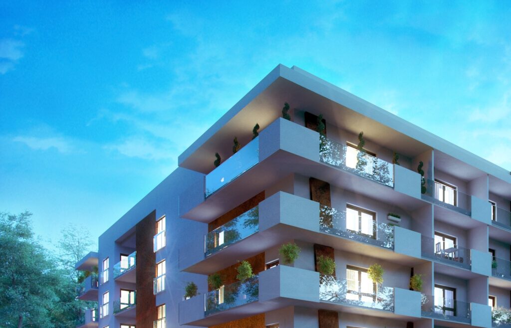 Wizualizacja budynku Dębowy Park 1.0 Rehouse Development Rzeszów